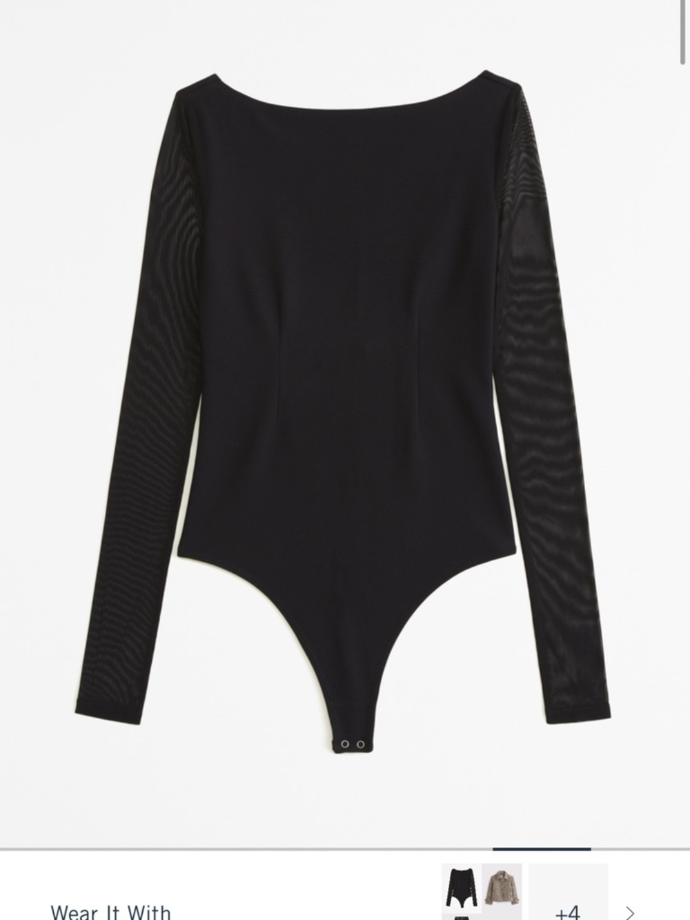 NWT Abercrombie Bodysuit Large